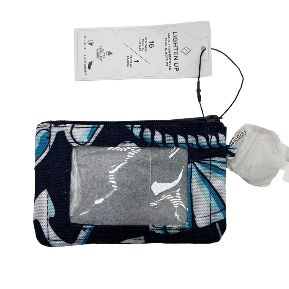 Vera Bradley Lighten Up Zip ID Case in Shore Enough